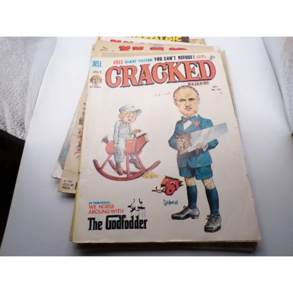 MAD Magazine 1975 4 Issues The Nostalgic Special Godfather 2 No cover 1‎ Cracked
